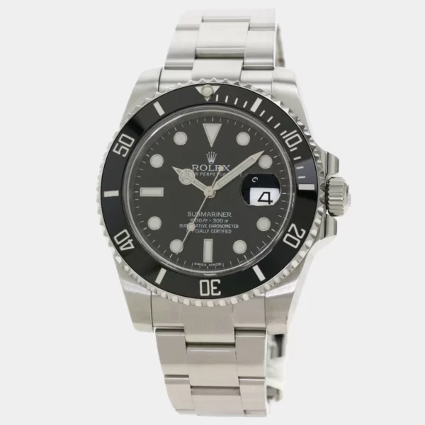 Rolex Black Stainless Steel Submariner 116610LN Men's Wristwatch 40 mm