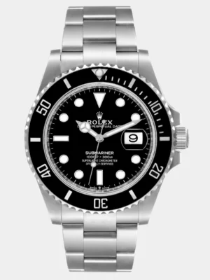 Rolex Black Stainless Steel Submariner 126610 Men's Wristwatch 41 mm